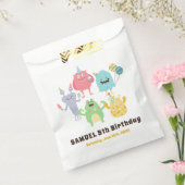 Kleurrijk Monster Thema Kids Verjaardagsfeest Bedankzakje (Gezegeld)