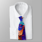 Kleurrijk Monsterra Tropisch Hawaiiaans patroon Stropdas (Gebonden)