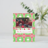 Kleurrijk Mozaïek Foto Briefkaart (Staand voorkant)