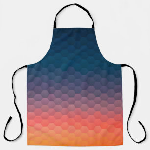 Kleurrijk mozaïek. Geometrische hipster retro back Schort