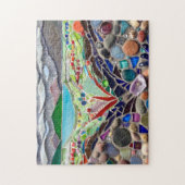 Kleurrijk Mozaïek Legpuzzel (Verticaal)
