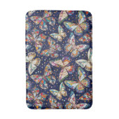 Kleurrijk mozaïek vlinder patroon badmat (Voorkant Verticaal)