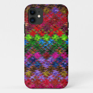 Kleurrijk mozaïekgolfpatroon #4 Case-Mate iPhone case
