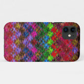 Kleurrijk mozaïekgolfpatroon #4 Case-Mate iPhone case (Achterkant (horizontaal))