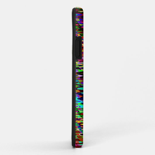 Kleurrijk mozaïekgolfpatroon Case-Mate iPhone case (Achterkant/rechts)