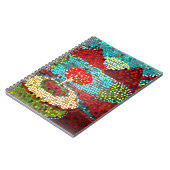 Kleurrijk mozaïeklandschap notitieboek (Linkerzijde)