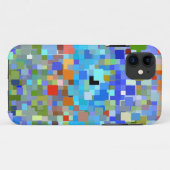 Kleurrijk mozaïekpatroon Case-Mate iPhone case (Achterkant (horizontaal))