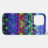 Kleurrijk mozaïekpatroon houtlook #2 Case-Mate iPhone case (Achterkant (horizontaal))