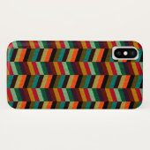 Kleurrijk multi-gekleurd visgraatpatroon Case-Mate iPhone case (Achterkant (horizontaal))