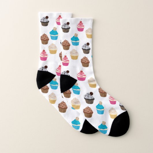 Kleurrijk Mutsjes Patroon Sokken (Paar)