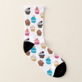 Kleurrijk Mutsjes Patroon Sokken (Links binnenkant)