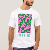 Kleurrijk Muziekfestival Good Vibes UNISEX T-shirt (Voorkant)