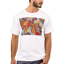 Kleurrijk muziekinstrumentenpatroon