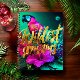 Kleurrijk “My Wildest Dreams” Tropisch Dagboek Notitieboek