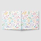 Kleurrijk Naadloos Doodle patroon Gastenboek (Volledig)