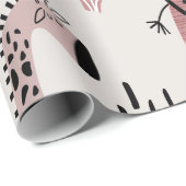 Kleurrijk naadloos patroon met schattige olifanten cadeaupapier (Rol Hoek)