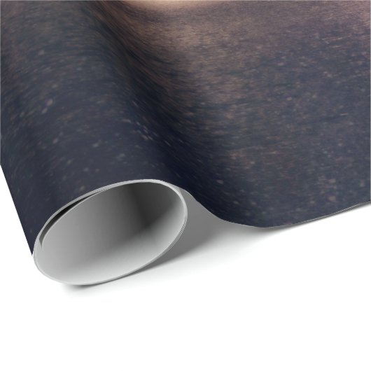 Kleurrijk nachtlandschap in de hemel met sterry st cadeaupapier (Rol Hoek)