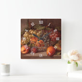 Kleurrijk najaar Antiek, nog steeds in leven Vierkante Klok (Huis)