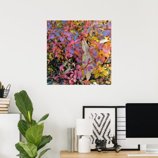 kleurrijk najaar poster (Thuiskantoor)