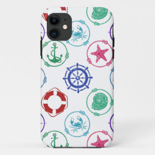 Kleurrijk Nautisch Patroon Case-Mate iPhone Case