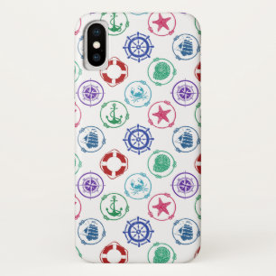 Kleurrijk Nautisch Patroon Case-Mate iPhone Case
