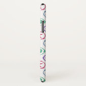 Kleurrijk nautisch patroon Case-Mate iPhone case (Achterkant / rechts)
