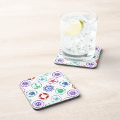 Kleurrijk Nautisch Patroon Onderzetter (Rechterzijde)