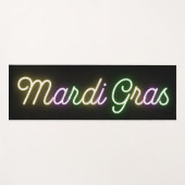 Kleurrijk Neon Mardi Gras Yogamat (Voorkant (horizontaal))