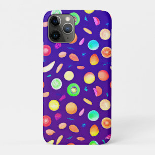 Kleurrijk neon tropisch fruitpatroon Case-Mate iPhone case