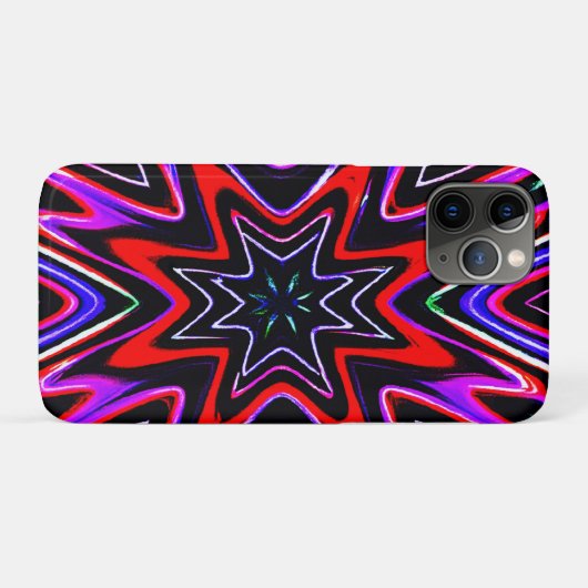 Kleurrijk Neon Vibes patroon Case-Mate iPhone Case (Achterkant (horizontaal))