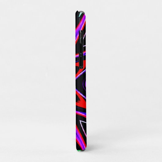 Kleurrijk Neon Vibes patroon Case-Mate iPhone Case (Achterkant/links)