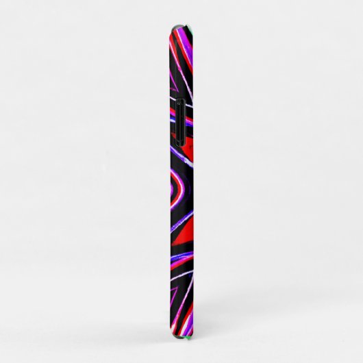 Kleurrijk Neon Vibes patroon Case-Mate iPhone Case (Achterkant/rechts)