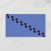 Kleurrijk Nigeriaans Kind van geit met blauwe ogen Visitekaartje (Achterkant)