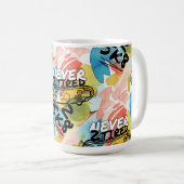 KLEURRIJK NOOIT 2 MOE 2 SK8 KOFFIEMOK (Voorkant rechts)