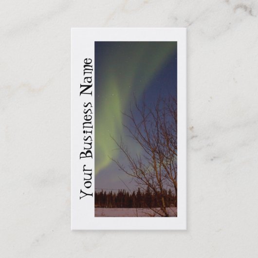 Kleurrijk noordelijk luchtruim; Promotie Visitekaartje (Voorkant)