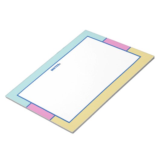 Kleurrijk Notitieblok (Schuin)