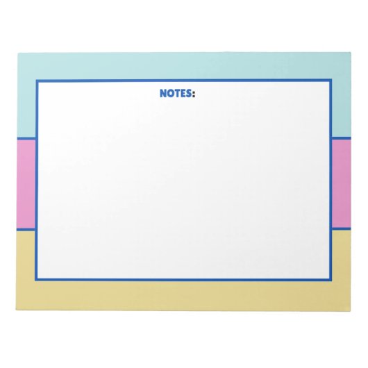 Kleurrijk Notitieblok (Voorkant)