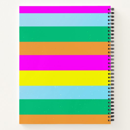 kleurrijk notitieboek (Achterkant)