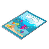 Kleurrijk Notitieboek van de Cute Fishing Ocean (Linkerzijde)