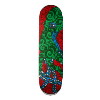 Kleurrijk octopus geïnspireerd schaats dek persoonlijk skateboard