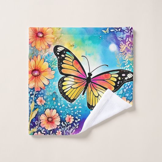 Kleurrijk Octopus Uitzicht Design Bad Handdoek (Wasdoekje)