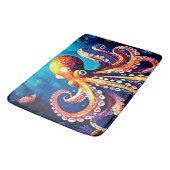 Kleurrijk Octopus Uitzicht Design Badmat (Gekanteld)