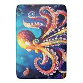 Kleurrijk Octopus Uitzicht Design Badmat (Voorkant Verticaal)