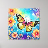 Kleurrijk Octopus Uitzicht Design Canvas Afdruk (Voorkant)