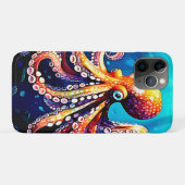 Kleurrijk Octopus Uitzicht Design Case-Mate iPhone Case (Achterkant (horizontaal))