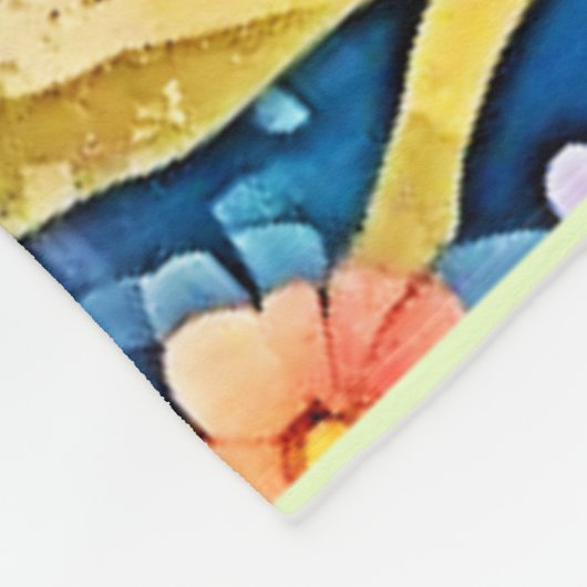 Kleurrijk Octopus Uitzicht Design Fleece Deken (Hoek)