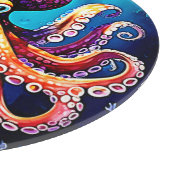 Kleurrijk Octopus Uitzicht Design Snijplank (Hoek)