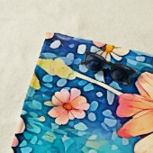 Kleurrijk Octopus Uitzicht Design Strandlaken (In situ)