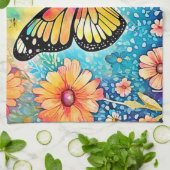 Kleurrijk Octopus Uitzicht Design Theedoek (Gevouwen)