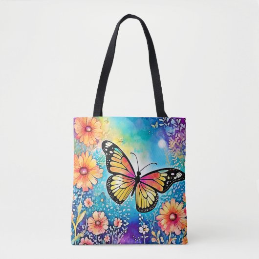 Kleurrijk Octopus Uitzicht Design Tote Bag (Voorkant)